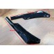 Flap накладка на задній бампер DPT (ABS) (2шт) (чорний глянець) для Volkswagen Caddy 2010-2015 рр