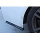 Flap накладка на задній бампер DPT (ABS) (2шт) (чорний глянець) для Volkswagen Caddy 2010-2015 рр