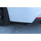 Flap накладка на задній бампер DPT (ABS) (2шт) (чорний глянець) для Volkswagen Caddy 2010-2015 рр