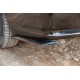 Flap накладка на задній бампер DPT (ABS) (2шт) (чорний глянець) для Volkswagen Caddy 2010-2015 рр