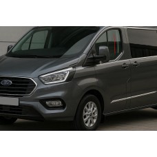 Окантовка вікон (2 шт, нерж.) для Ford Custom 2023- рр