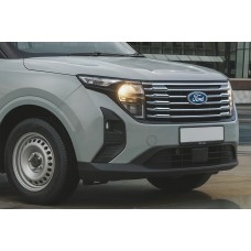Хромированные Накладки на Решетку (Нержавейка) для Ford Courier 2023- гг