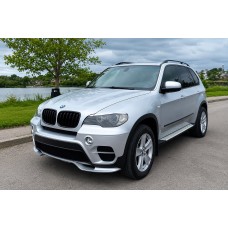 Накладка на передній бампер (2010-2013, під фарбування) для BMW X5 E70 рр