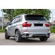 Накладка на задний бампер (2010-2013, грунтованная под покраску) для BMW X5 E70