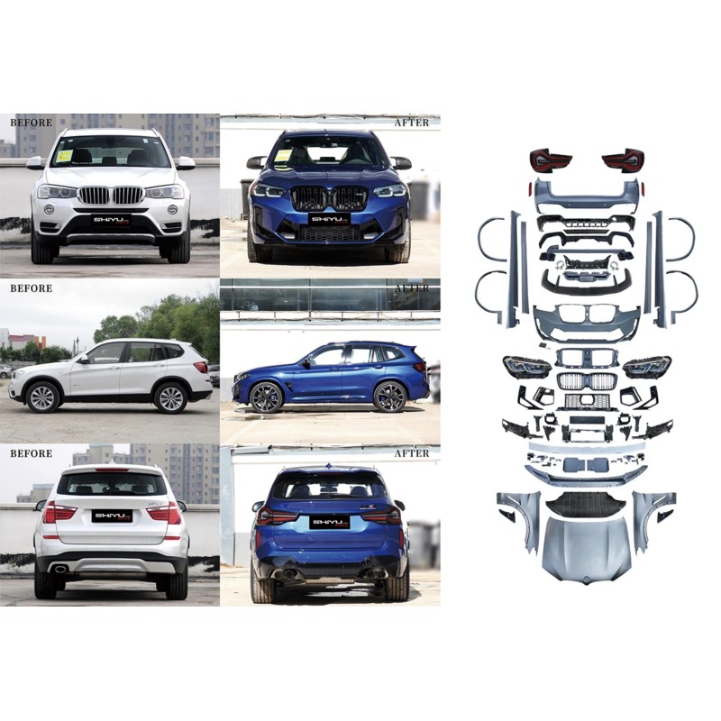 Комплект рестайлинга в X3M F97 2024г. для BMW X3 F-25 2011-2018 гг