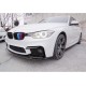 Накладка на передний бампер DPT Lip V-1 (для M4, черный глянец) для BMW 4 серия F-32 2012-2020 гг