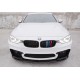 Накладка на передний бампер DPT Lip V-1 (для M4, черный глянец) для BMW 4 серия F-32 2012-2020 гг