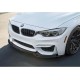 Накладка на передний бампер DPT Lip V-2 (для M4, черный глянец) для BMW 4 серия F-32 2012-2020 гг
