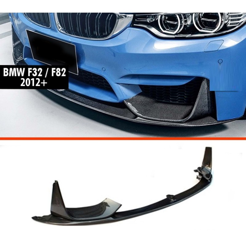 Передняя Lip накладка DPT V-3 (для M4, черный глянец) для BMW 4 серия F-32 2012-2020 гг