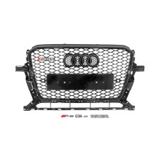 Передня решітка RSQ-Style з написом Quattro (2012-2017, чорна) для Ауди Q5 рр