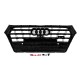 Передняя решетка радиатора SQ-Style (2017-2020, черная) для Ауди Q5