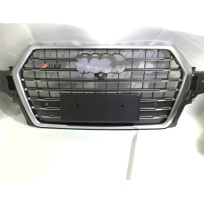 Передняя решетка RSQ-Style V-2 (2015-2019, черная) для Ауди Q7 2015- гг