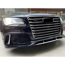 Передний бампер W12 RS-Style (2014-2018) для Ауди A8