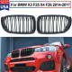 Ноздри M-Look (2014-2018, Черный глянец) для BMW X3 F-25