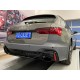 Задний бампер в сборе RS-Style для Ауди A6 C8 2018- гг