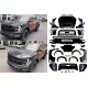Комплект обвесов (дизайн F150 Raptor 2023) для Ford Ranger 2011-2022 гг