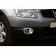 Накладки-окантовки на противотуманные фары (2 шт, пластик) для Nissan Qashqai 2007-2010 гг Накладки-окантовки на противотуманные фары (2 шт, пластик) для Nissan Qashqai 2007-2010 гг