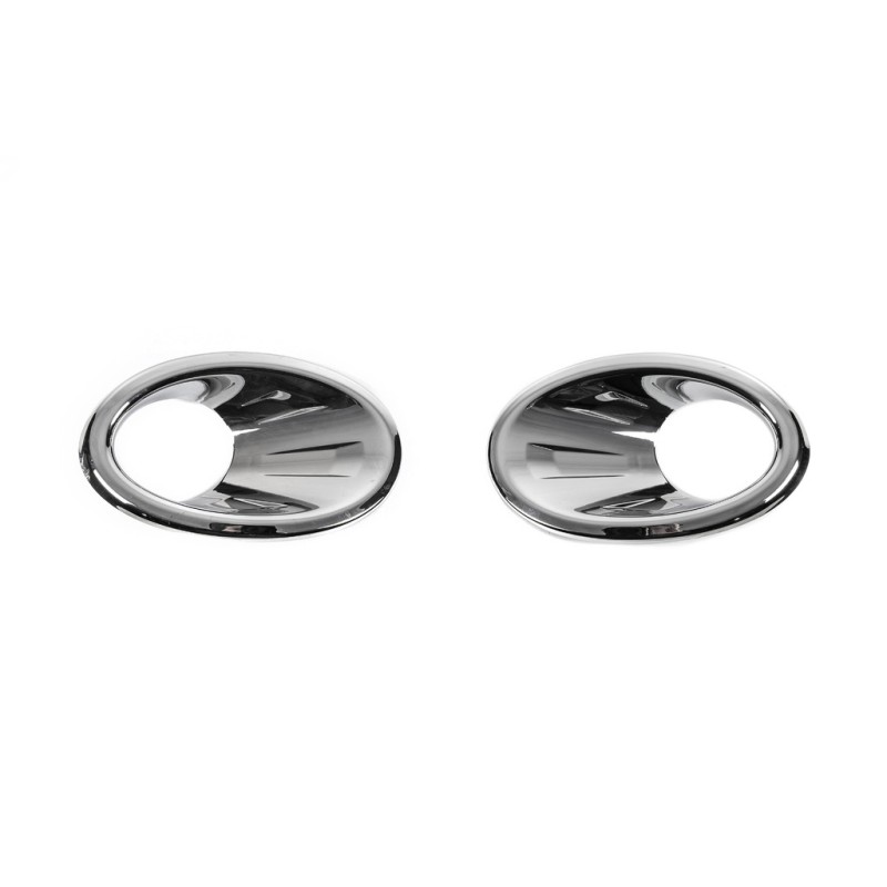 Накладки на противотуманки обводки (2 шт, пласт.) для Nissan Qashqai 2007-2010 гг