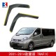 Ветровики вставные (2 шт, Niken Luxury) для Renault Trafic 2001-2015 гг