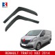 Ветровики вставные (2 шт, Niken Luxury) для Fiat Talento 2016- гг
