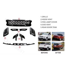 Комплект обвісів Black Pack (2013-2017) для Range Rover Sport рр