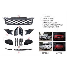 Комплект обвісів Black Pack (2018-2022) для Range Rover Sport рр