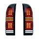 Задние фонари Smoke Black LED (2004-2008, 2 шт) для Nissan Patrol Y61