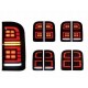 Задние фонари Smoke Black LED (1999-2004, 2 шт) для Nissan Patrol Y61