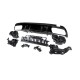 Задний диффузор с насадками Black (Дизайн С63 2018-2021) для Mercedes C-сlass W205