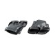 Задний диффузор с насадками Black (Дизайн С63 2018-2021) для Mercedes C-сlass W205