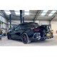 Задний диффузор с насадками Black (для Coupe дизайн AMG63) для Mercedes C-сlass W205 2014-2021 гг