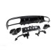 Задний диффузор с насадками Black (для Coupe дизайн AMG63) для Mercedes C-сlass W205 2014-2021 гг