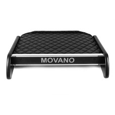 Полка на панель (Черная с черной нитью) для Opel Movano 2010-2021 гг