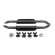 Боковые пороги OEM Black (для короткого, 2 шт) для Land Rover Defender 2019- рр