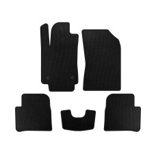 Коврики EVA (HB, Черный) для Citroen C-3 2016-2023 гг