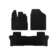 Коврики EVA (2 ряда, Черный) для Honda Pilot 2015-2022 гг