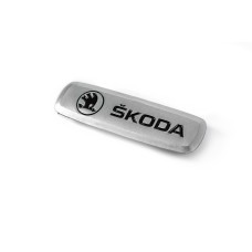 Шильдик алюминиевый для ковриков (1шт) для Тюнинг Skoda