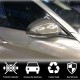 Накладки на зеркала (Сухой карбон) для Alfa Romeo Giulia 2016-2022 гг