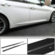 Бокові пороги V2 (для Base/Sport, Карбон) для Alfa Romeo Giulia 2016-2022 рр