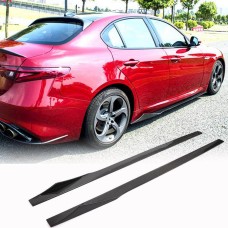 Бокові пороги V3 (для Base/Sport, Карбон) для Alfa Romeo Giulia 2016-2022 рр