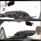 Диффузор заднего бампера V1 (для Base, Карбон) для Alfa Romeo Giulia 2016-2022 гг