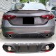 Диффузор заднего бампера с насадками V2 (для Base, Карбон) для Alfa Romeo Giulia 2016-2022 гг