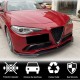 Накладки на противотуманки (для Base, Карбон) для Alfa Romeo Giulia 2016-2022 гг