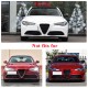 Накладка на передний бампер Lip V2 (для Base, Карбон) для Alfa Romeo Giulia 2016-2022 гг