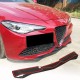 Накладка на передний бампер Lip (для Sport, Карбон) для Alfa Romeo Giulia 2016-2022 гг