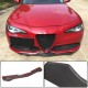 Накладка на передний бампер Lip (для Sport, Карбон) для Alfa Romeo Giulia 2016-2022 гг