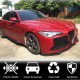 Накладка на передний бампер Lip (для Sport, Карбон) для Alfa Romeo Giulia 2016-2022 гг