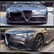 Накладка на передний бампер Lip (для Sport, Карбон) для Alfa Romeo Giulia 2016-2022 гг