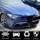 Накладки на противотуманки (для Sport, Карбон) для Alfa Romeo Giulia 2016-2022 гг