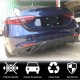 Диффузор заднего бампера (для Sport, Карбон) для Alfa Romeo Giulia 2016-2022 гг